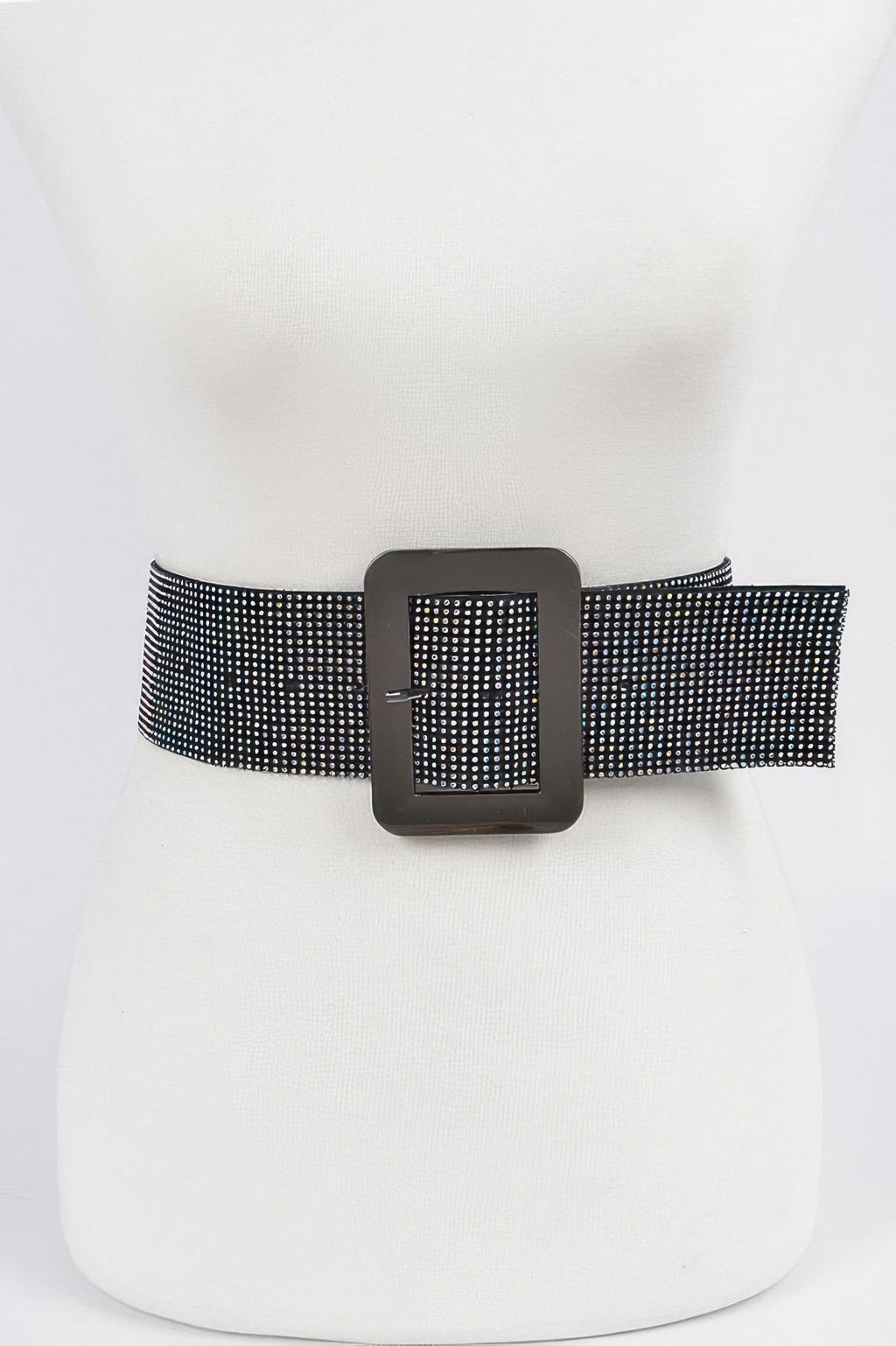 Wide Rhinestone Belt