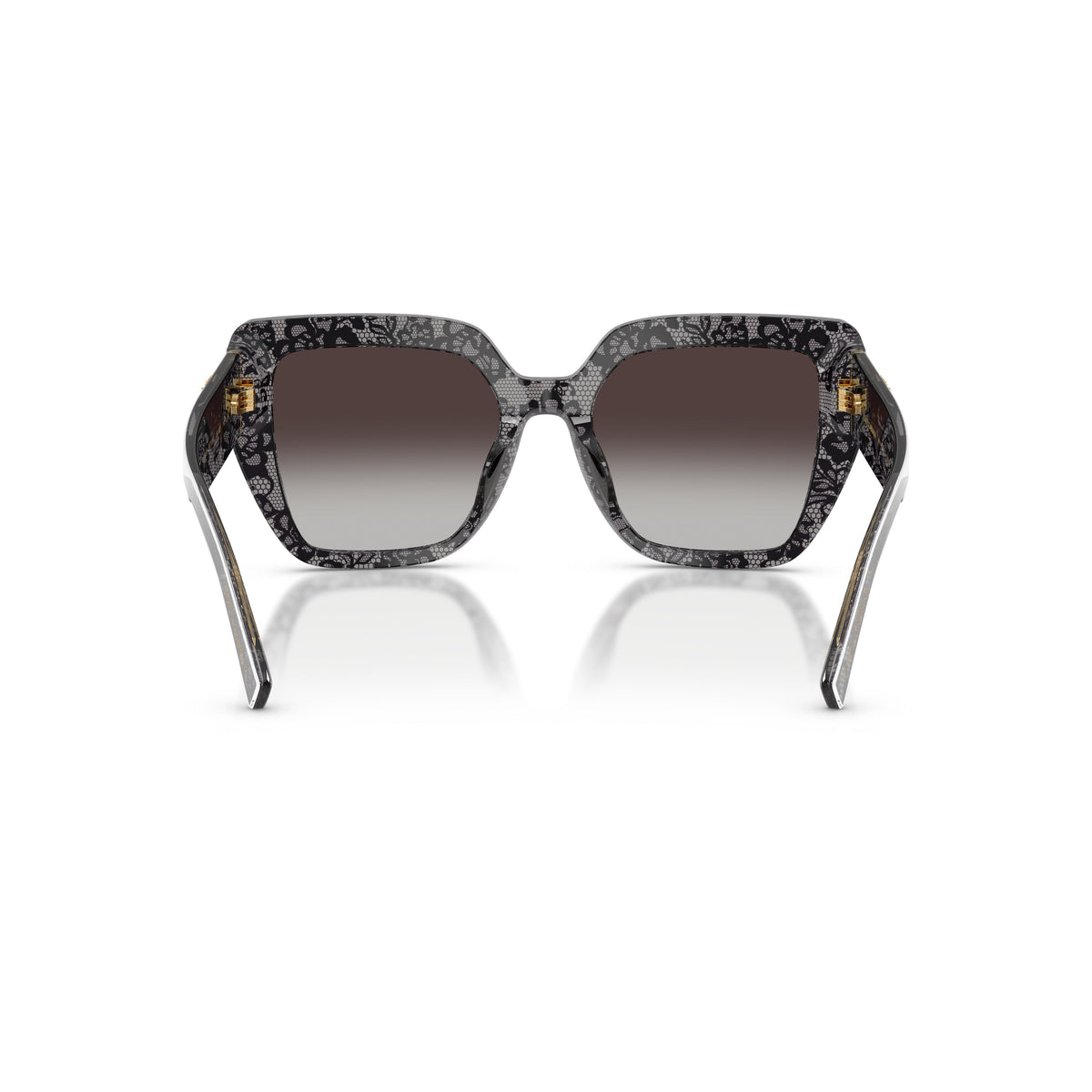 Oversized Square Frame Sunglasses With Gradient Lenses