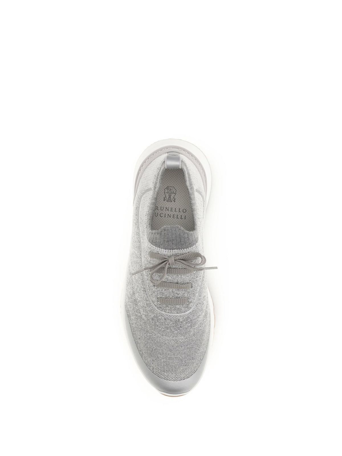 Brunello Cucinelli Men Techno Cotton Knit Sneakers Runners