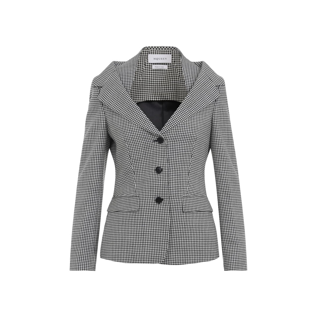 Alexander Mcqueen Off Shoulder Jacket Harness Women