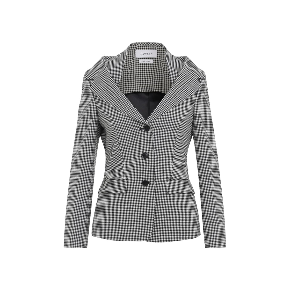 Alexander Mcqueen Off Shoulder Jacket Harness Women