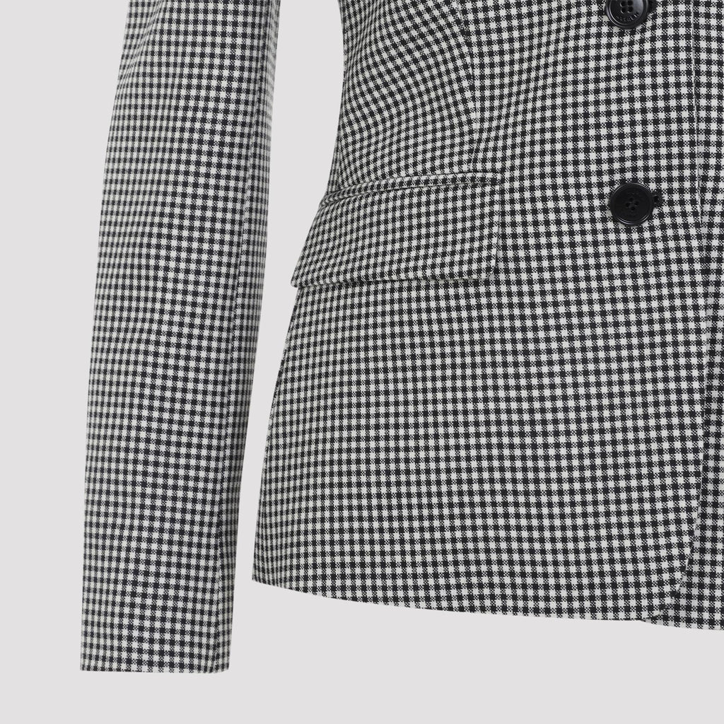 Alexander Mcqueen Off Shoulder Jacket Harness Women