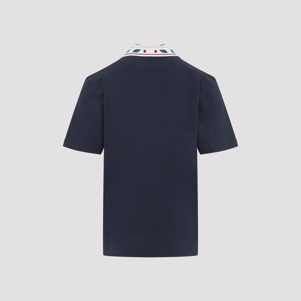 Casablanca Laurel Piqué Polo Men