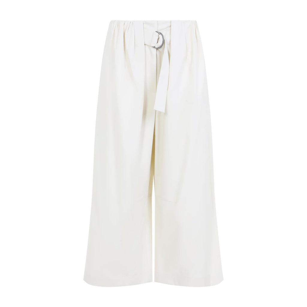 Loewe Cropped Belted Trousers Women