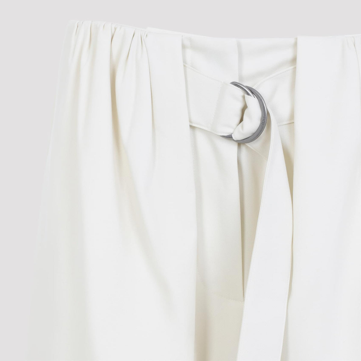 Loewe Cropped Belted Trousers Women