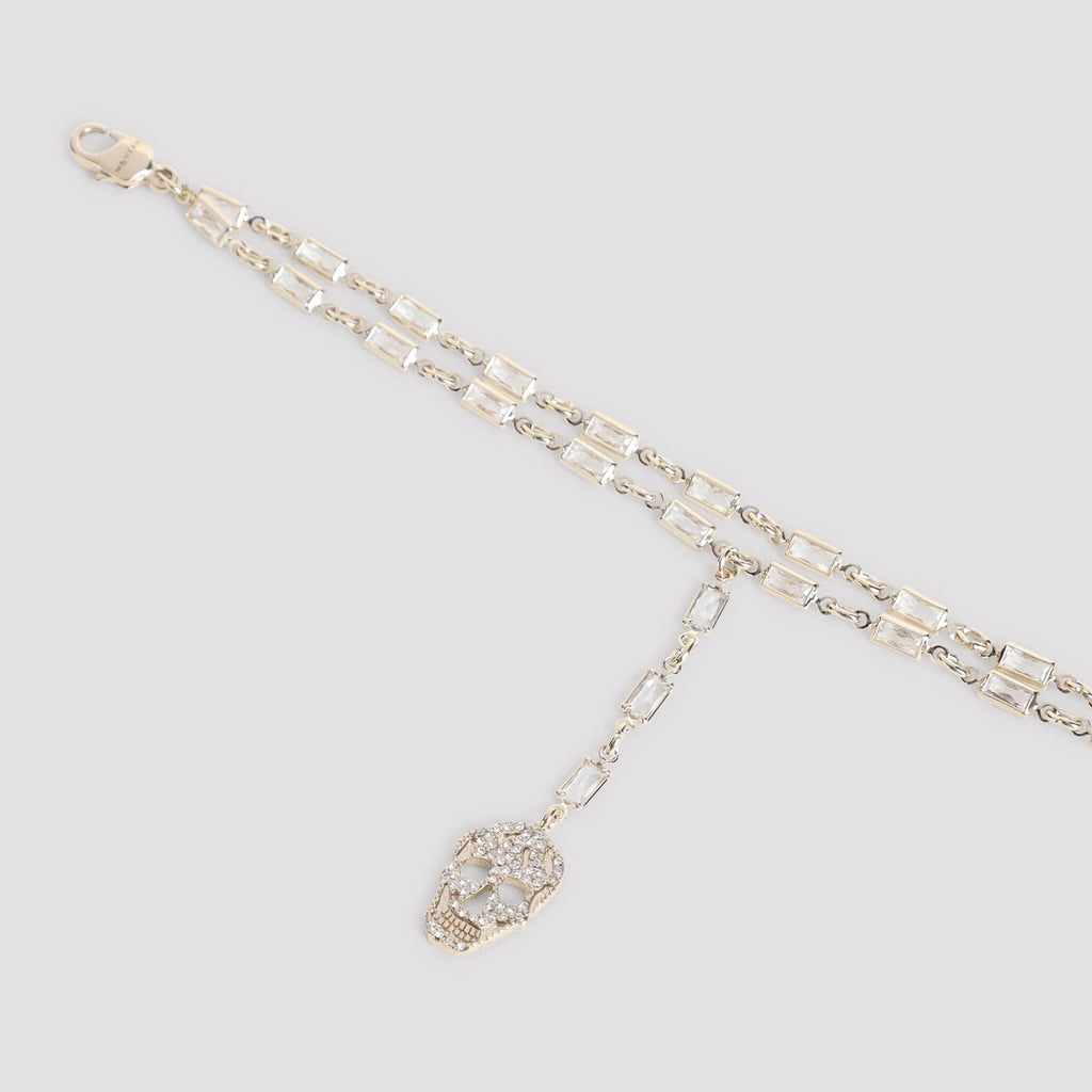 Alexander Mcqueen Pavè Skull Bracelet Women