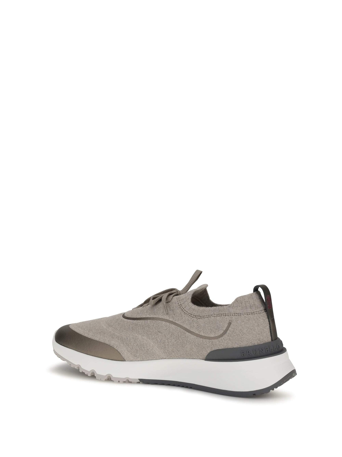 Brunello Cucinelli Men Techno Cotton Knit Sneakers Runners