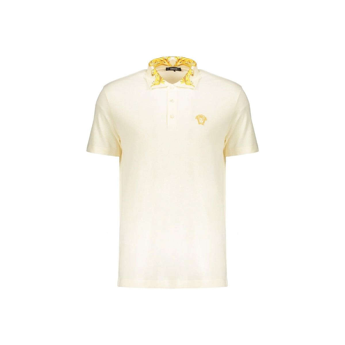 Versace Contrast Collar Polo Men