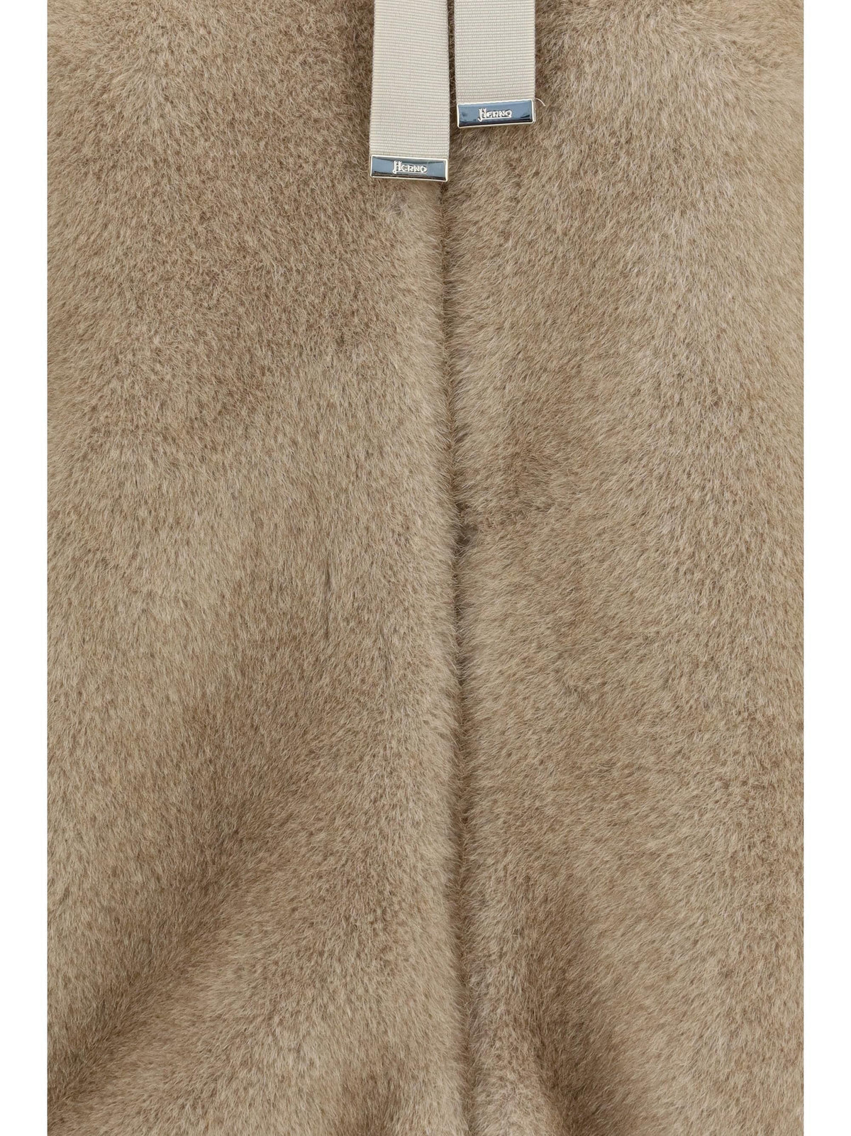 Herno Women Hooded Jacket In Eco-Fur