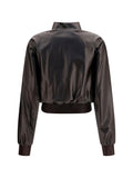 Gucci Women Soft Nappa Bomber Jacket