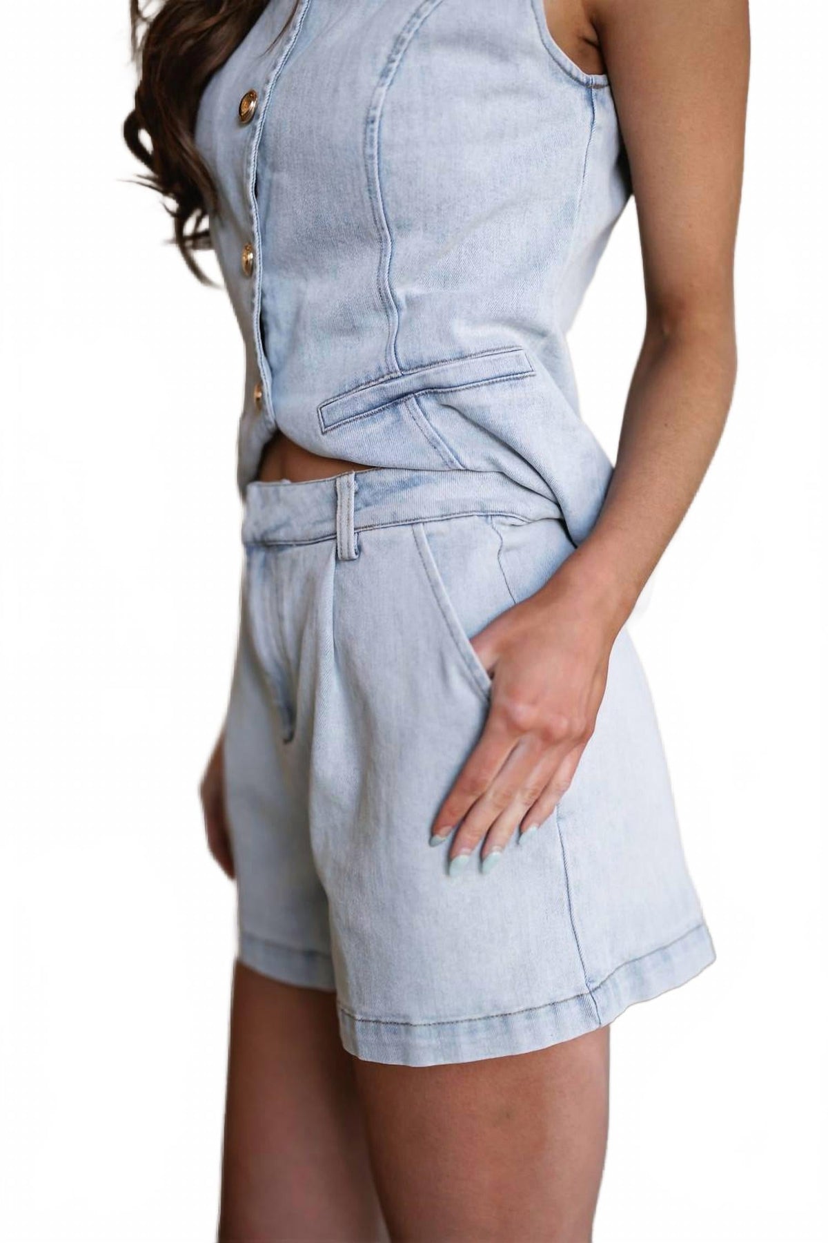 Women's Serene Sky Shorts In Blue