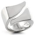 Rhodium Brass Ring with No Stone