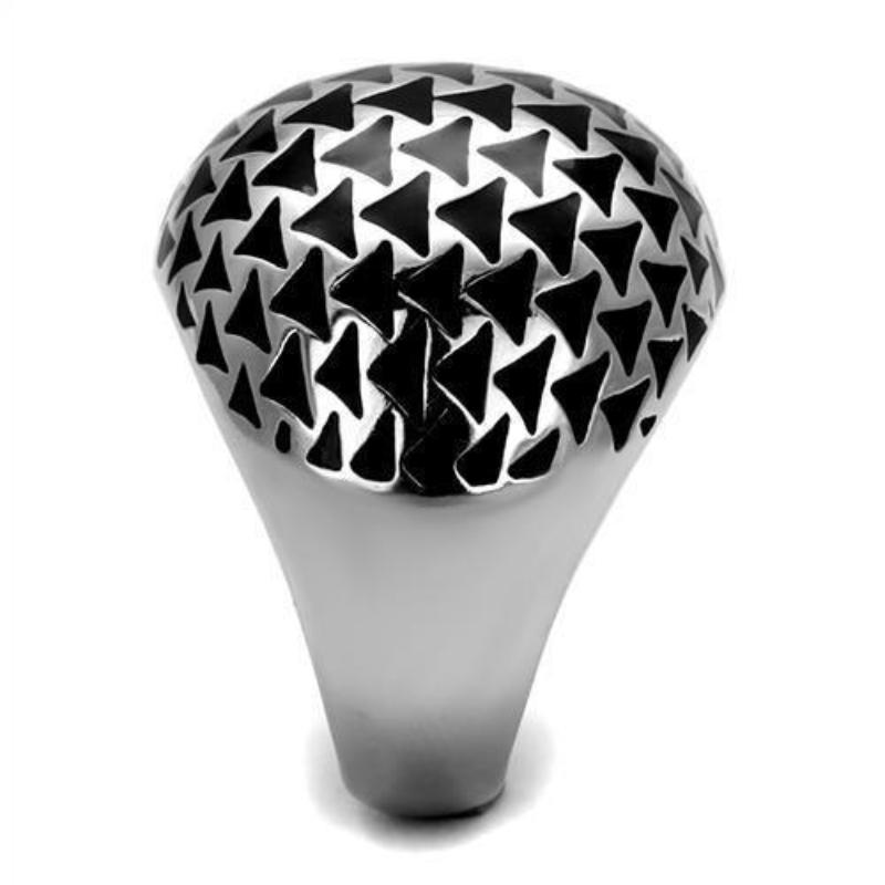 High polished (no plating) Stainless Steel Ring with No Stone