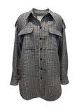Stella Mccartney Women Plaid Wool Shirt