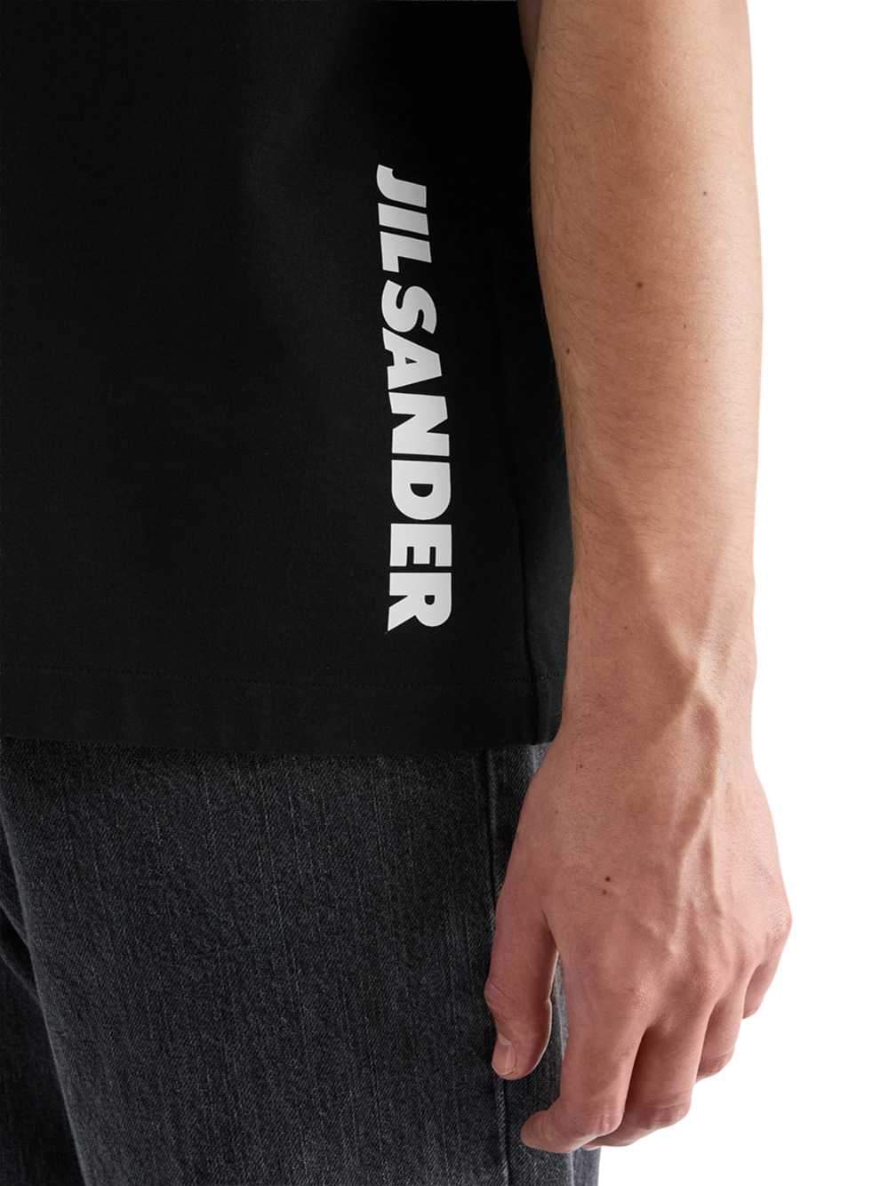 Jil Sander Men Crew-Neck Cotton T-Shirt