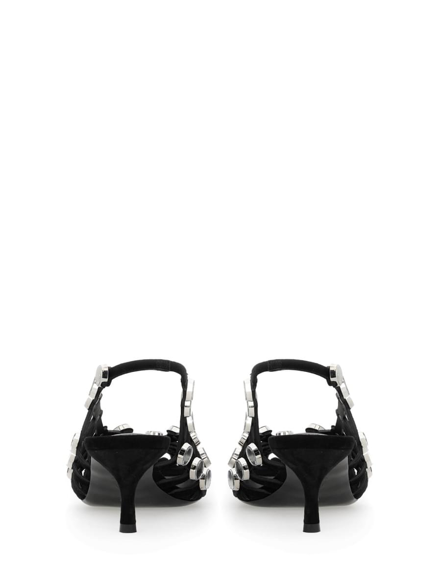 The Attico Women Slingback "Grid"