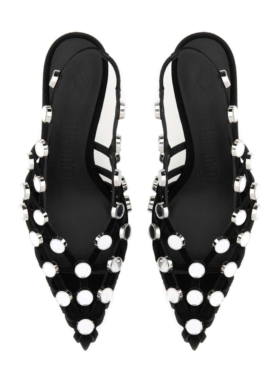 The Attico Women Slingback "Grid"
