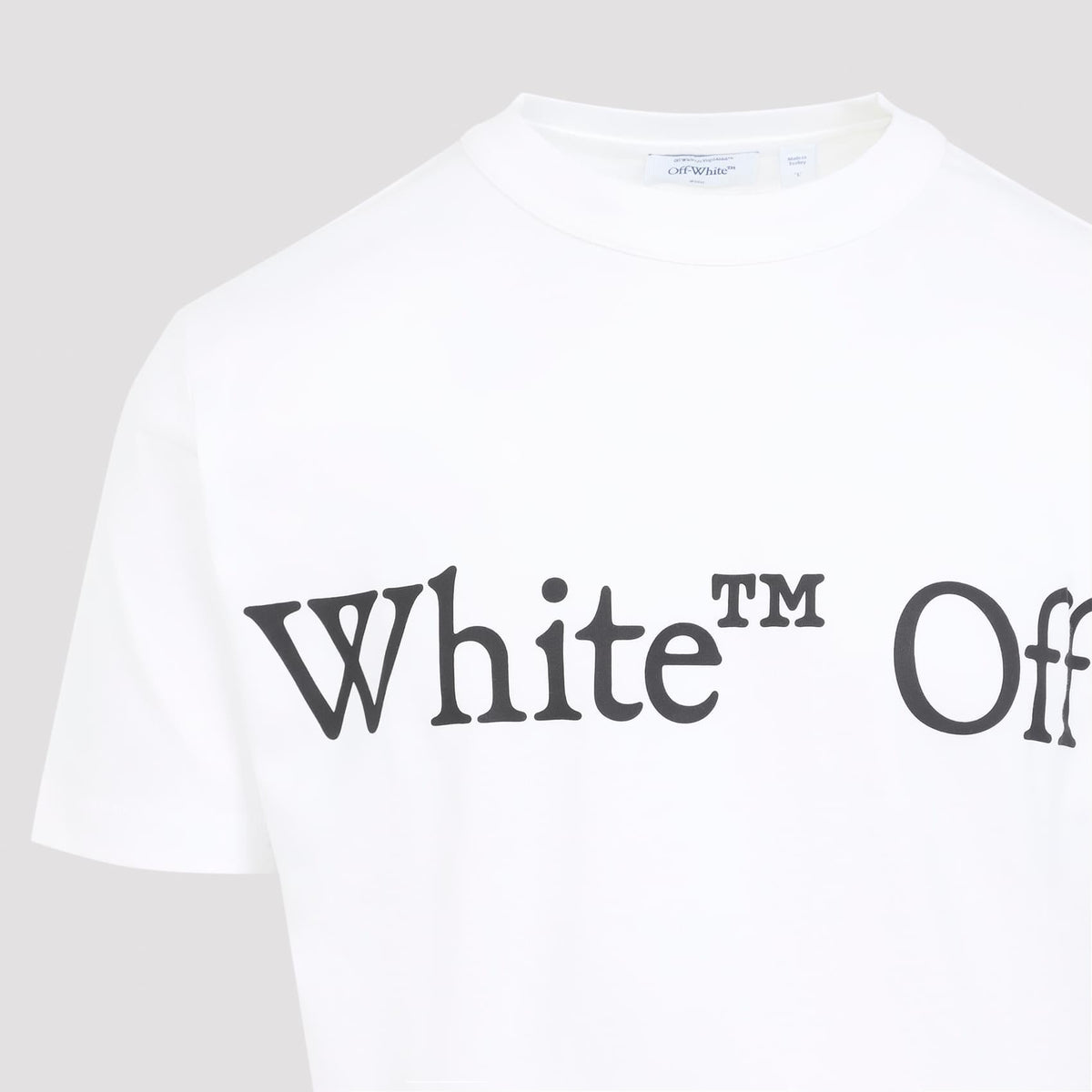 Off-White Bookish Scarf Regular S/S Tee Men