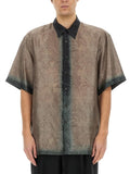 Dries Van Noten Men Silk Shirt