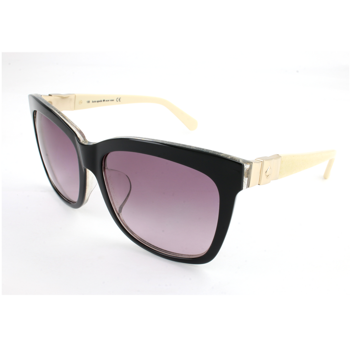 Kate Spade Women's 56 mm Black Sunglasses