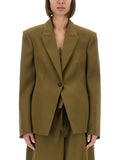 The Attico Women Gabardine Jacket