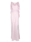 Rotate Women Long "Waterfall" Dress