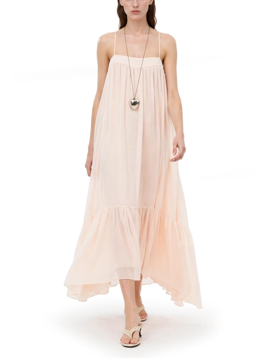 Rotate Women Abito Midi In Chiffon