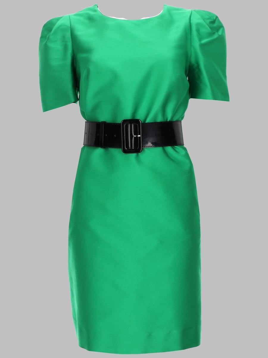 P.A.R.O.S.H. Women Abito In Satin Con Cintura