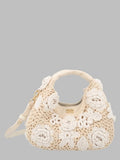 Ganni Women Borsa Hobo Mini In Crochet