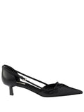 Prada Women Open-Side Leather Pumps
