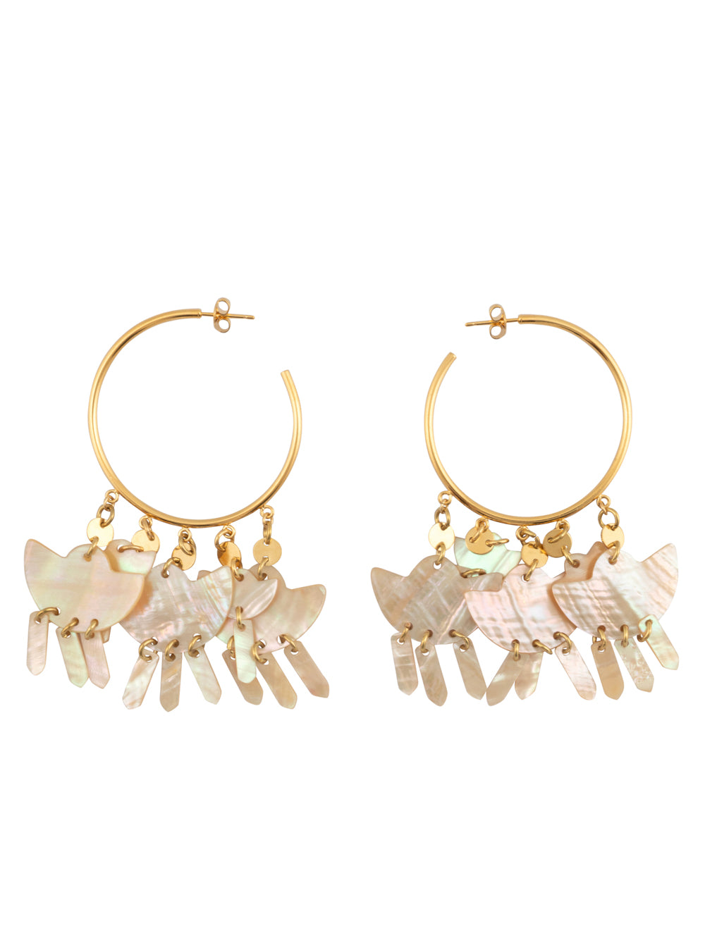 Isabel Marant Women Seashell Large Hoops