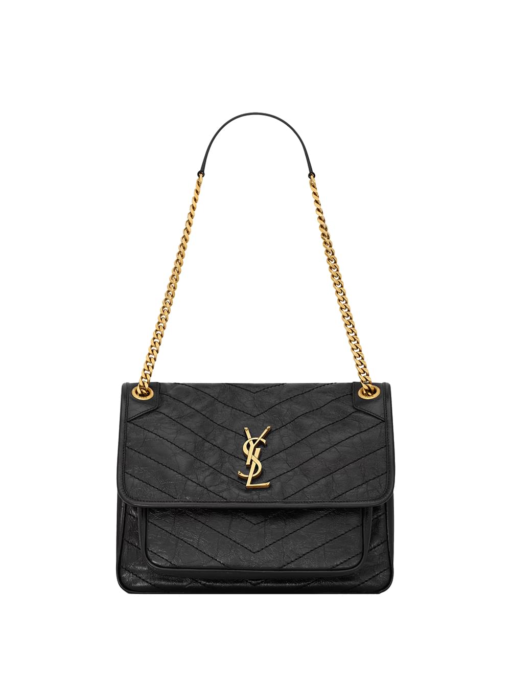 Saint Laurent Women Niki Medium Soft Bag In Vintage Leather
