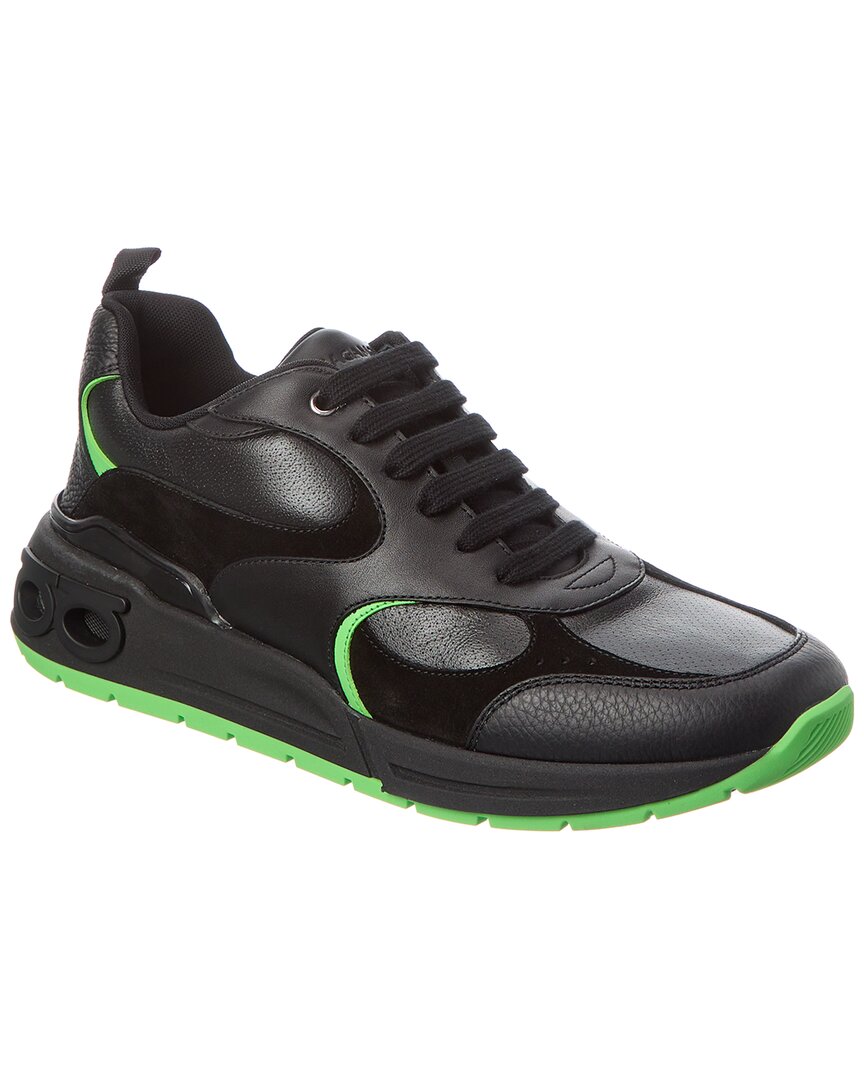 Ferragamo Leather & Suede Sneaker