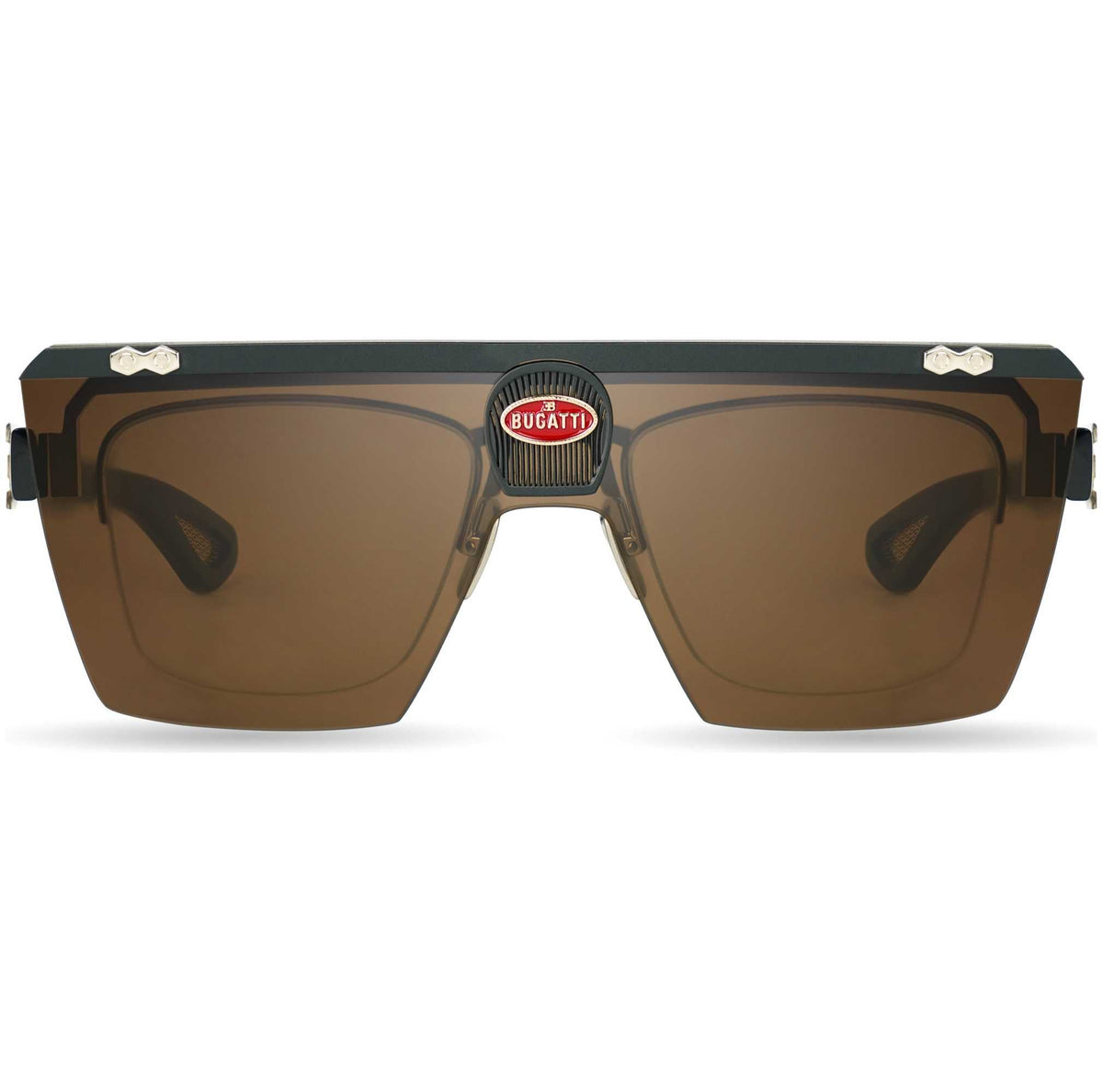 Bugatti Men's 42 mm Black Sunglasses