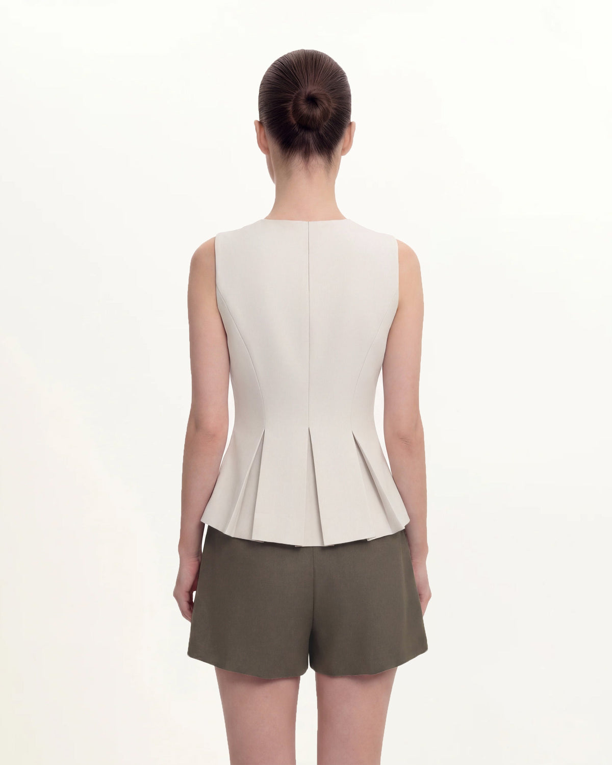 Structured Seam Round - Beige