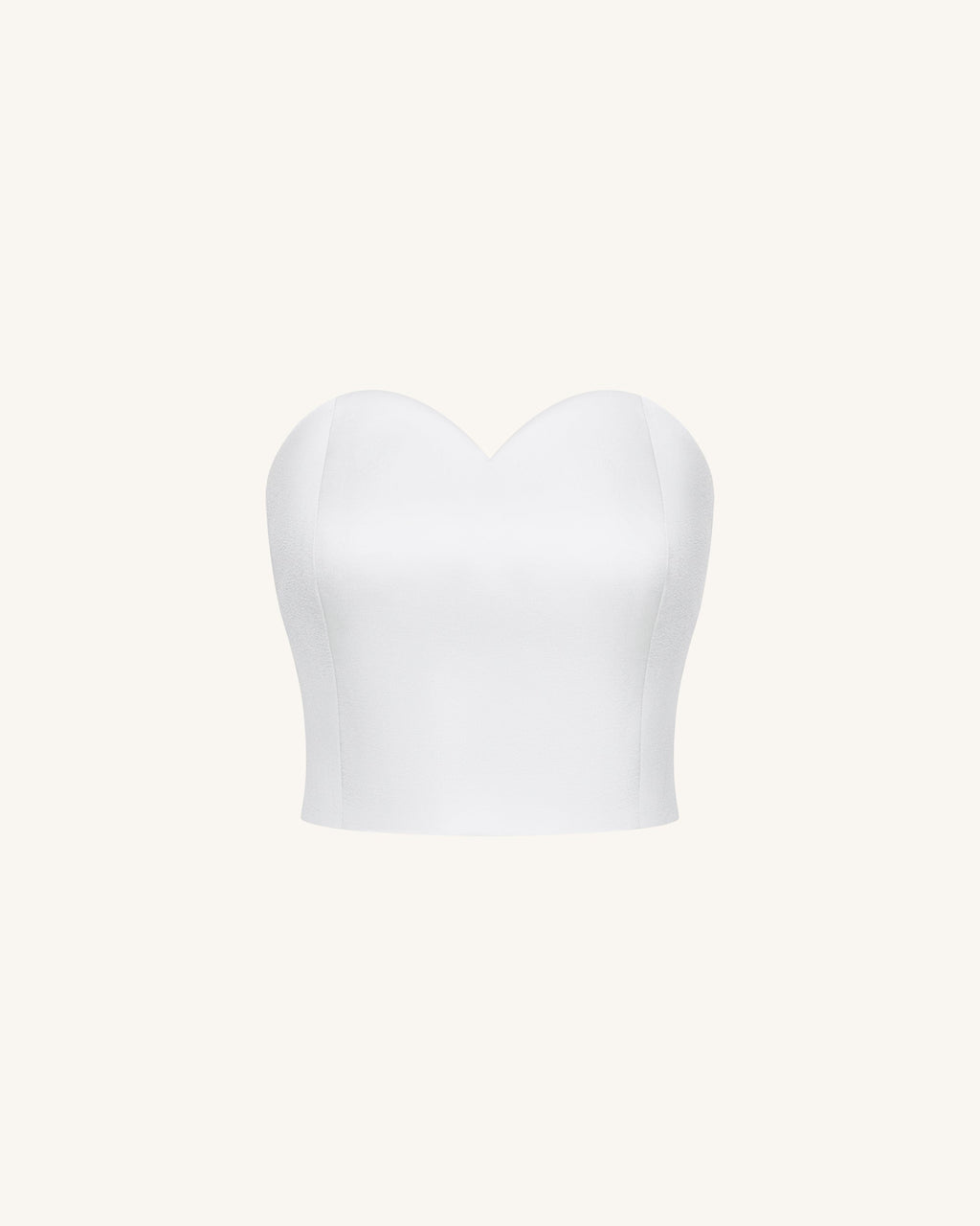 Sweetheart Bustier - White