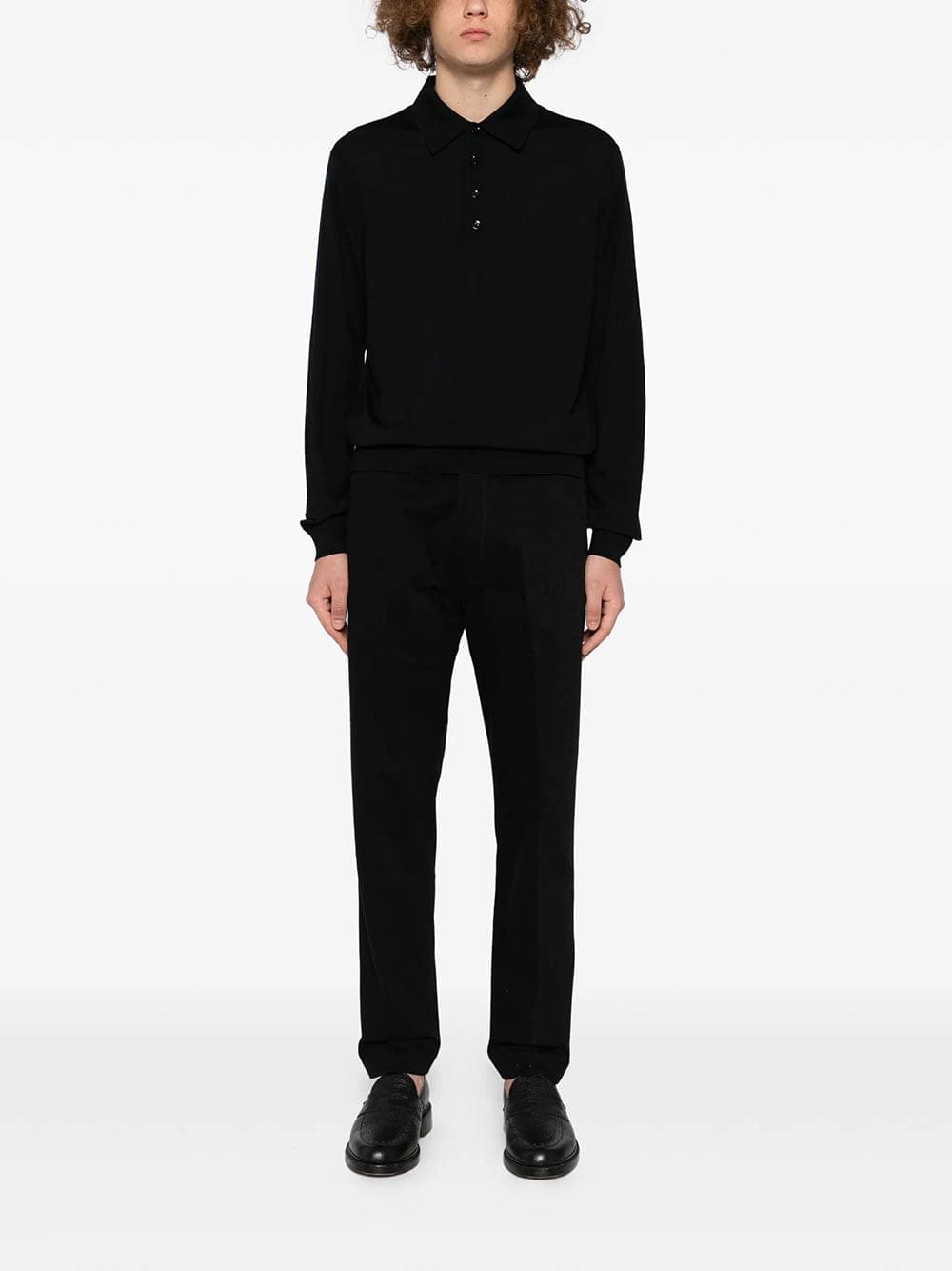 Tom Ford Men Wool Knitted Polo