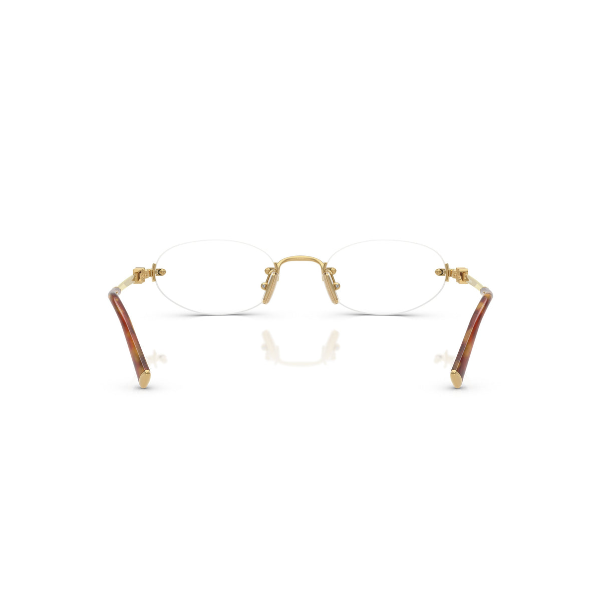 0mu 53wv Rimless Oval Sunglasses