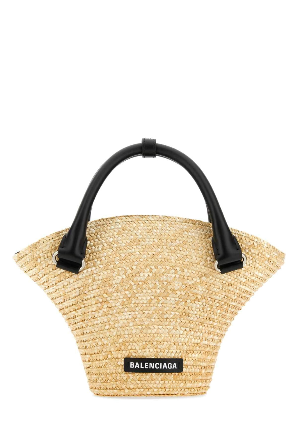 Balenciaga Women Straw Mini Beach Handbag