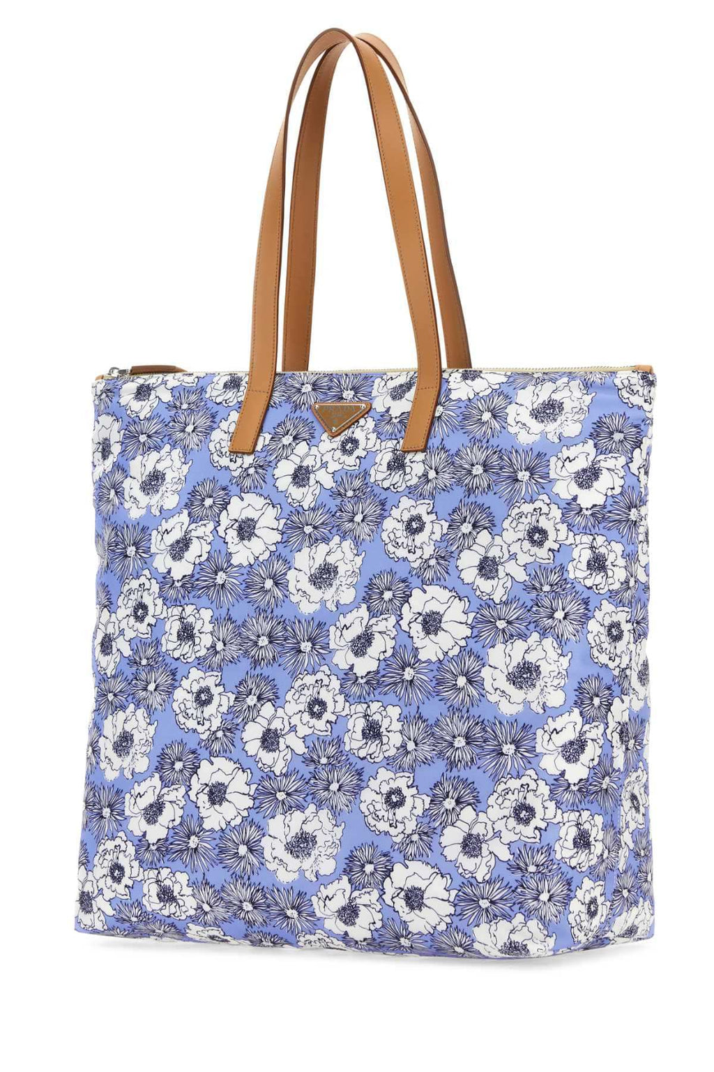 Prada Men Printed Re-Nylon Shopping Bag