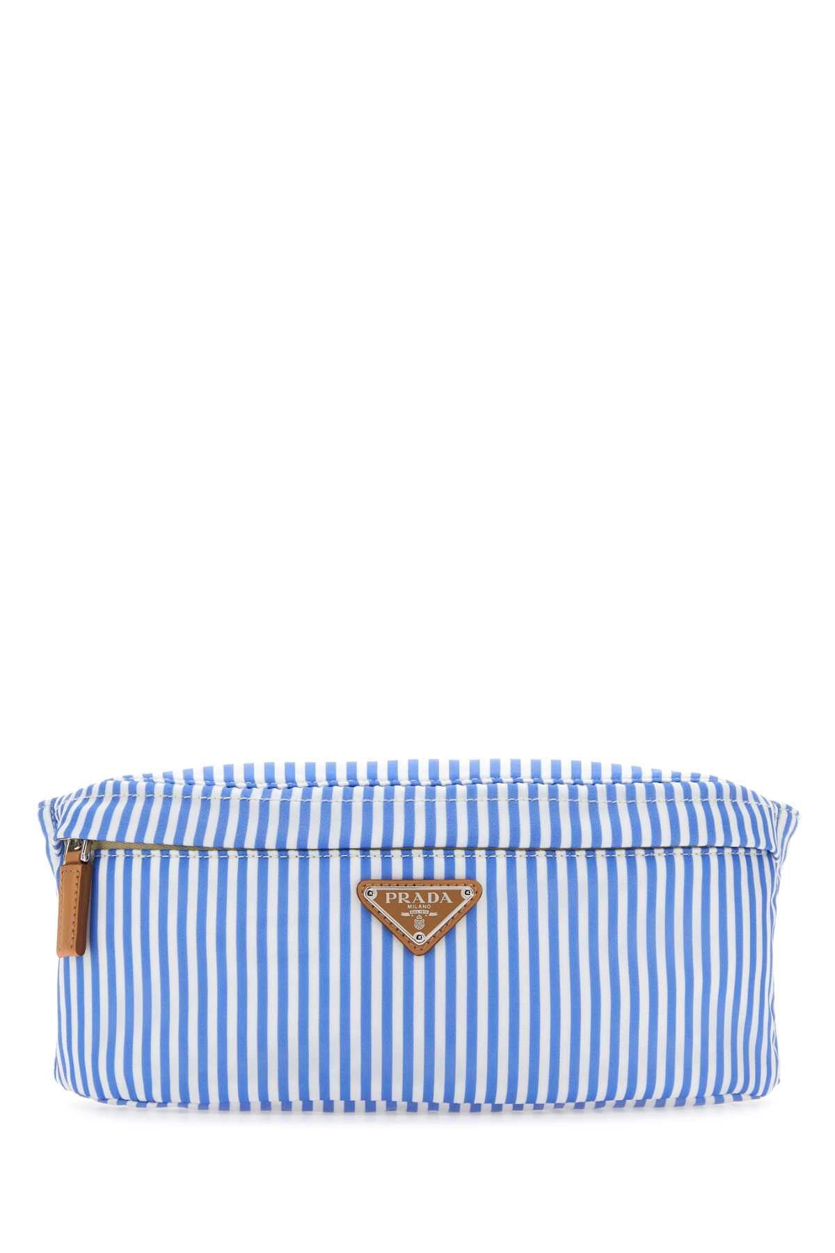 Prada Men Printed Re-Nylon Belt Bag