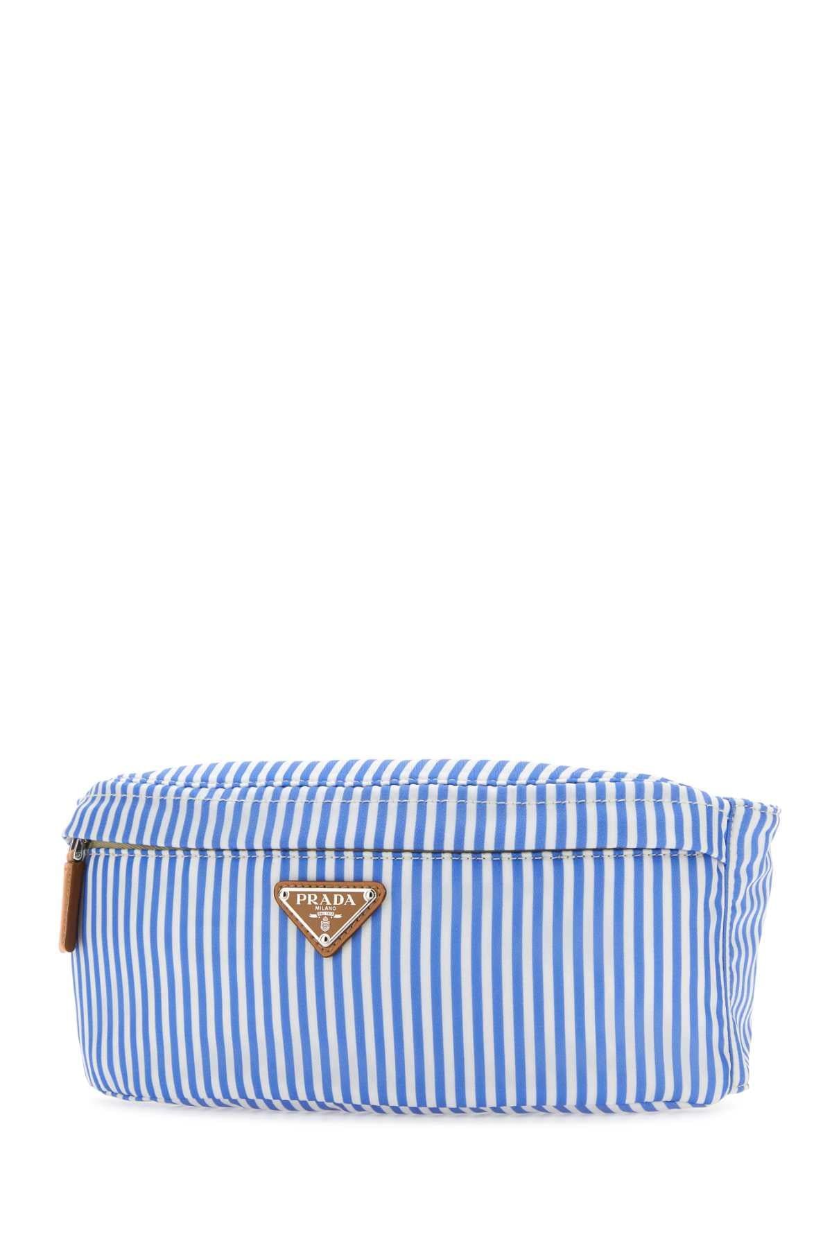 Prada Men Printed Re-Nylon Belt Bag