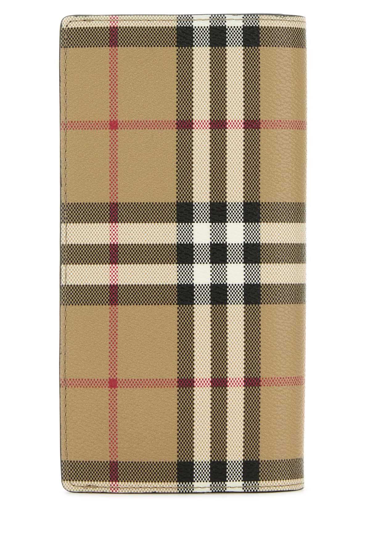 Burberry Men Printed Canvas Wallet