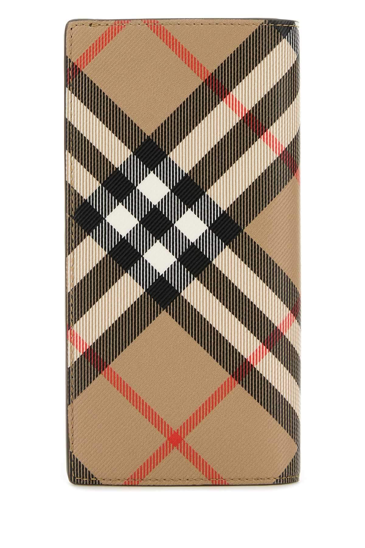 Burberry Men Printed Canvas Wallet