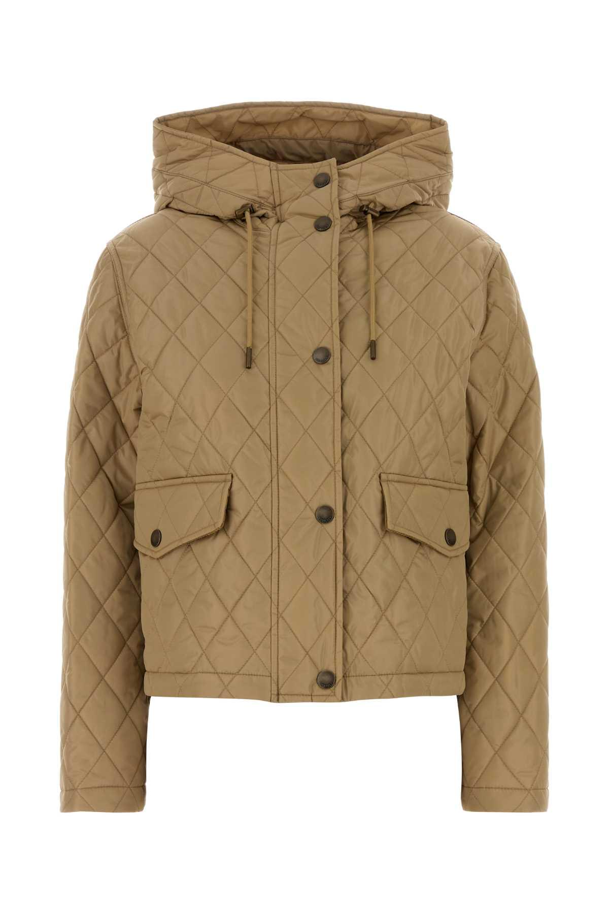 Burberry Women Beige Nylon Jacket
