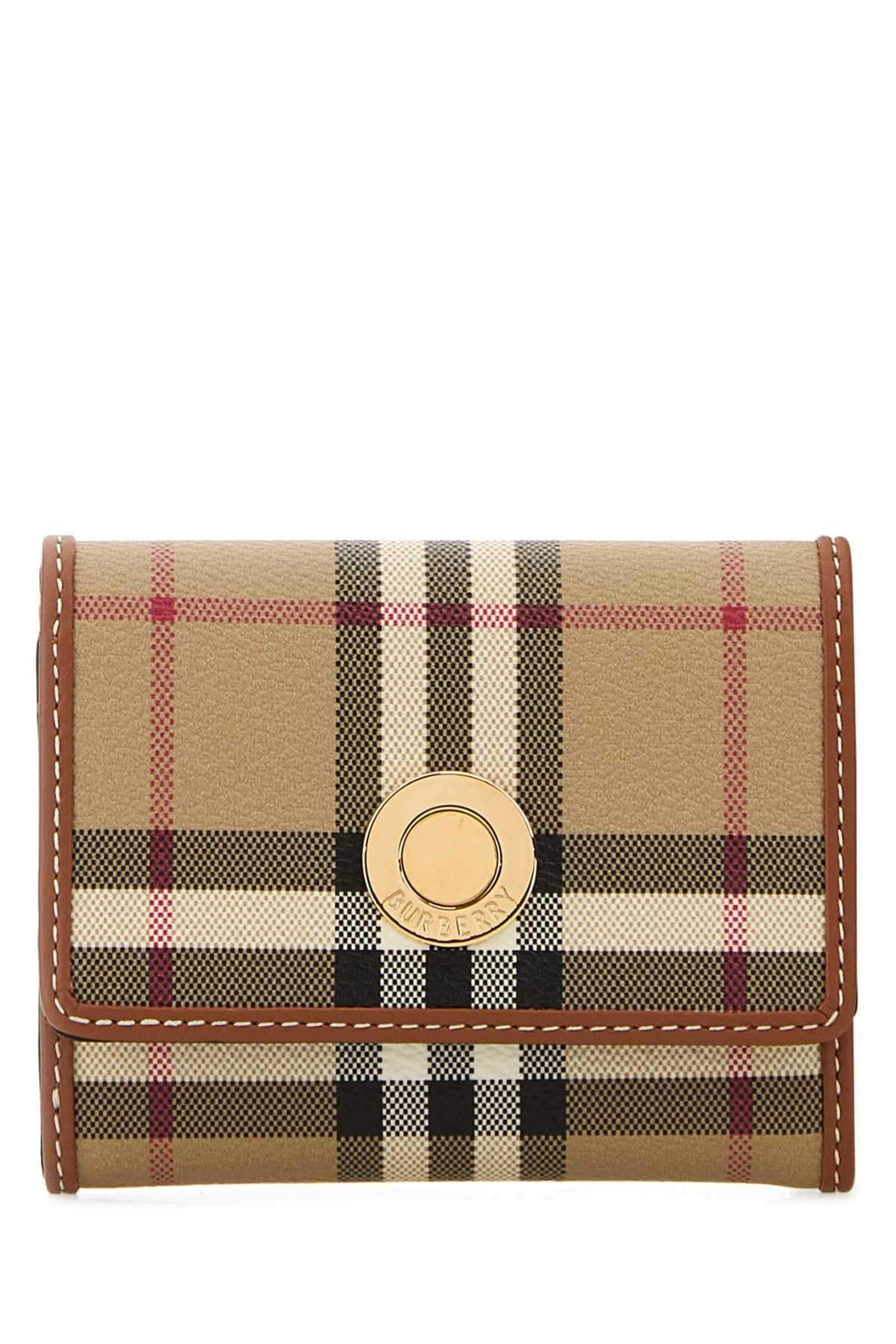 Burberry Women Printed Canvas Small Check Wallet