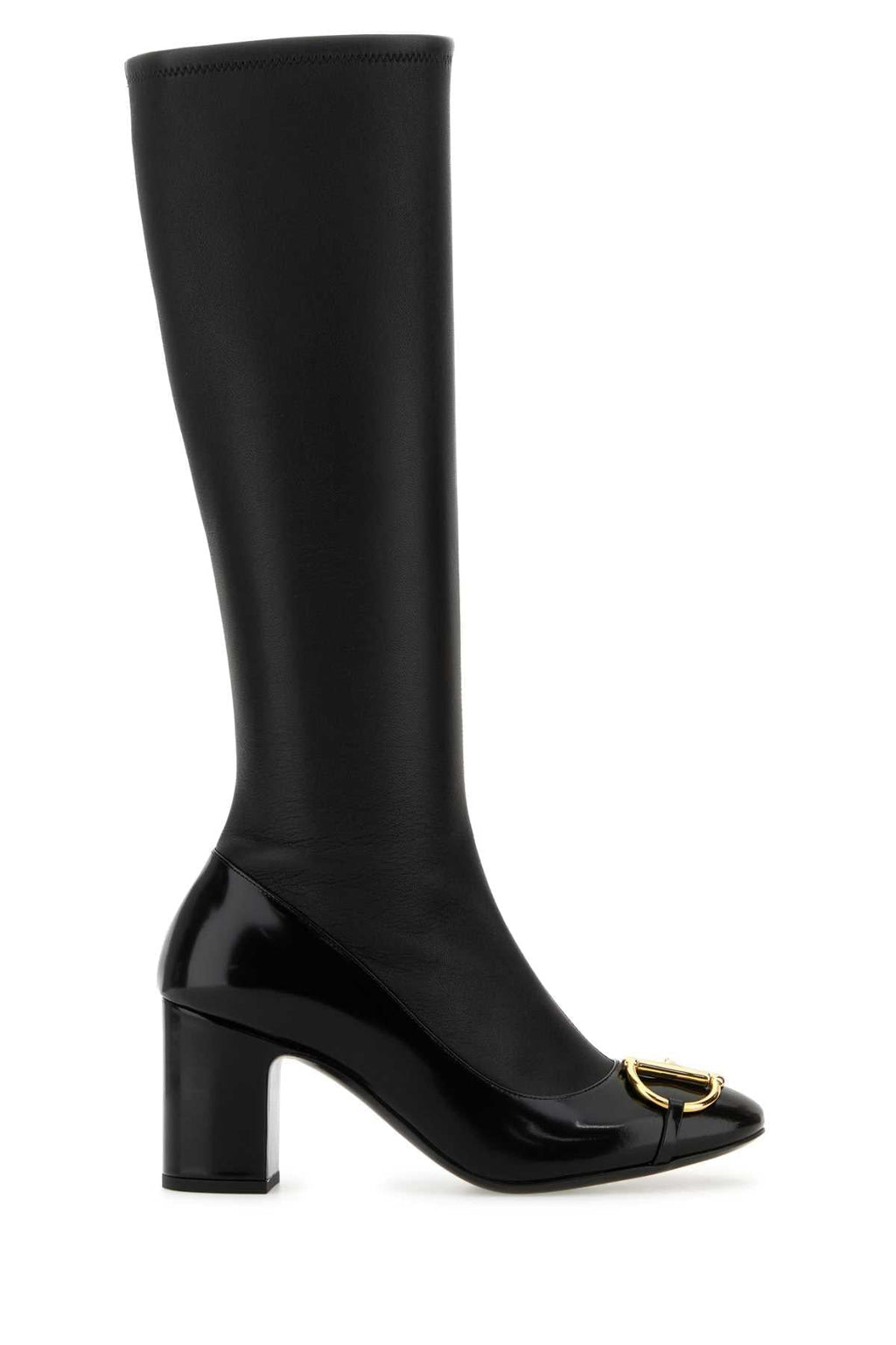 Gucci Women Black Leather Boots
