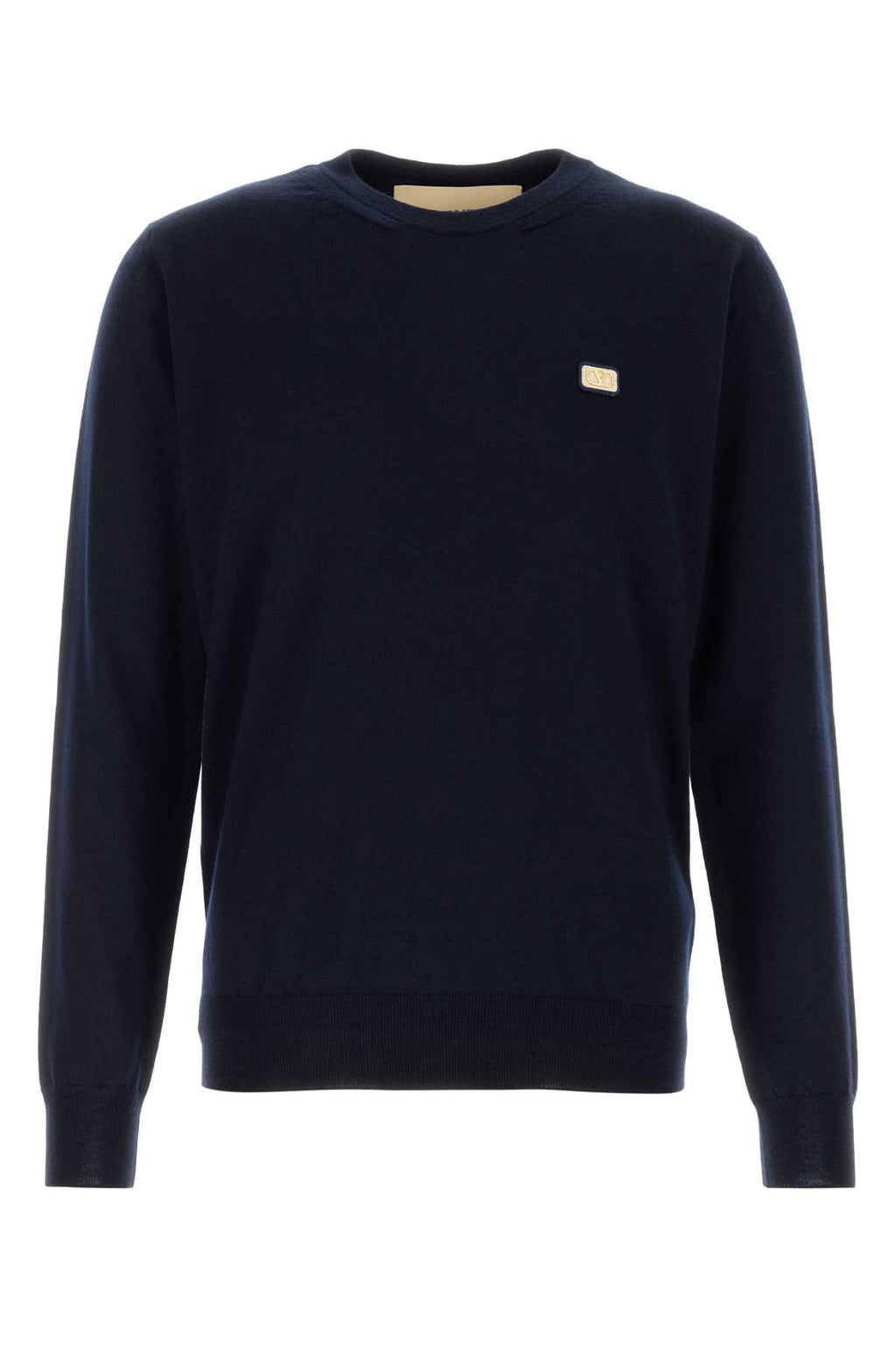 Valentino Garavani Men Midnight Blue Wool Sweater
