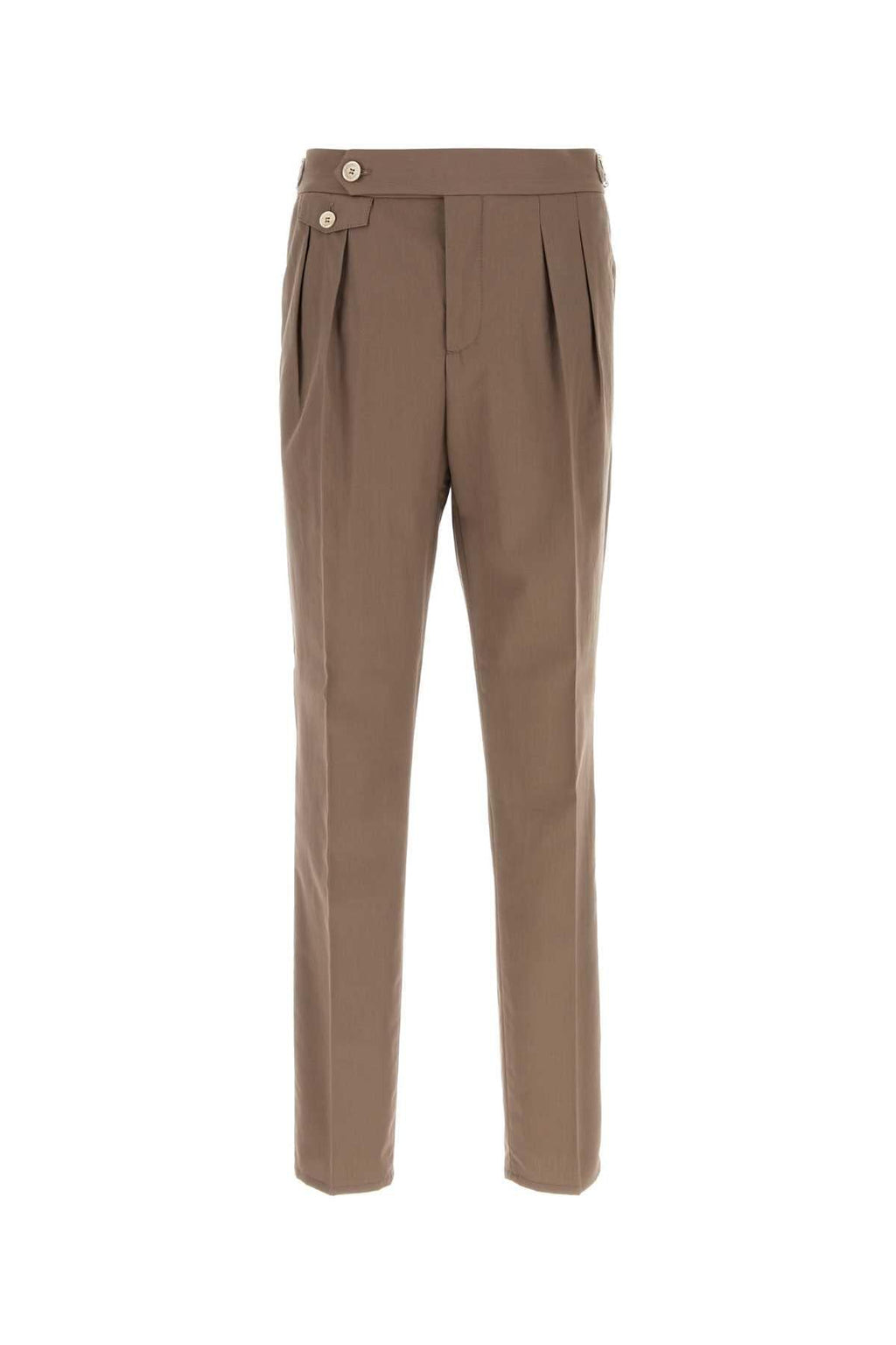 Brunello Cucinelli Men Brown Cotton Pant