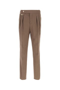 Brunello Cucinelli Men Brown Cotton Pant